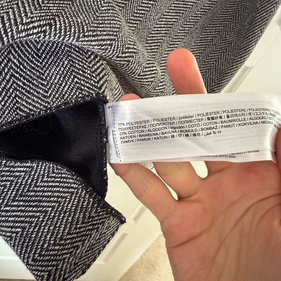 NWT Mango Women’s Black and Gray Short Knitted Mini Dress - Picture 11 of 14